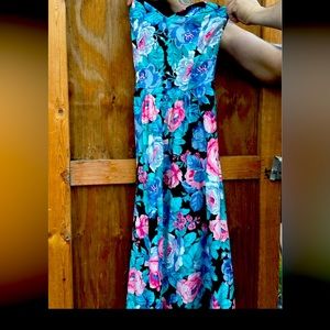 Vintage strapless dress